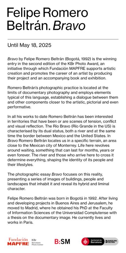 Felipe Romero Beltrán. Bravo